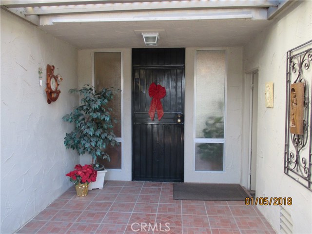 Breezeway entryway to a beautiful townhome.