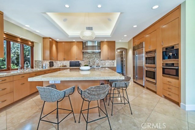 Gourmet Kitchen with Large Center Island