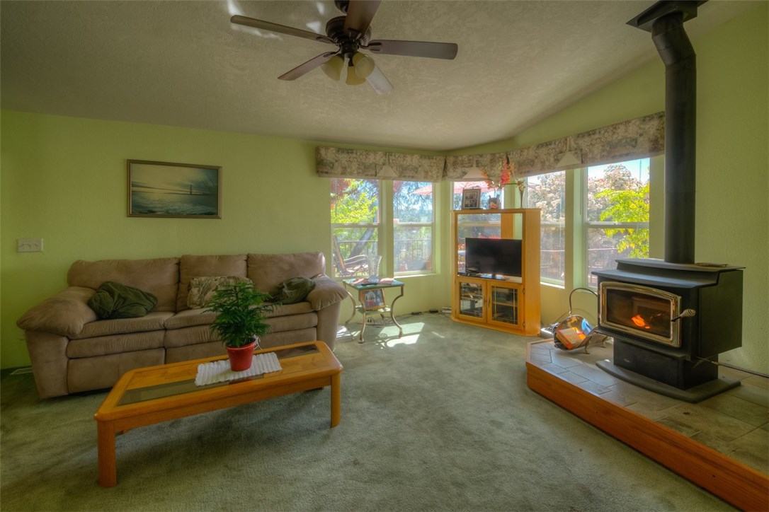 Living Room. View from Dining Room.