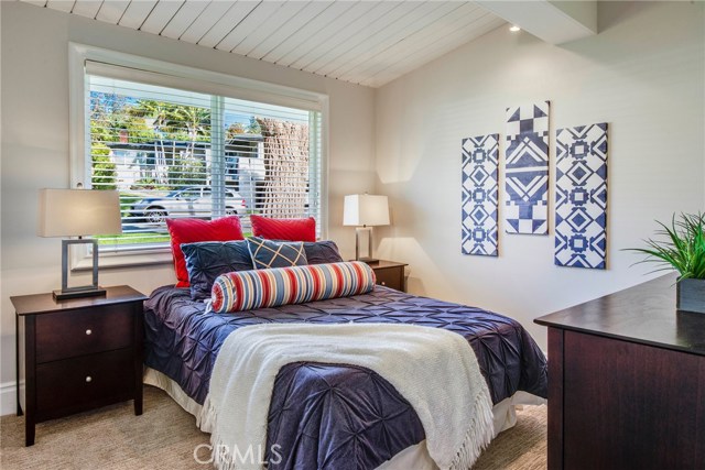 one of the secondary bedrooms on the main level