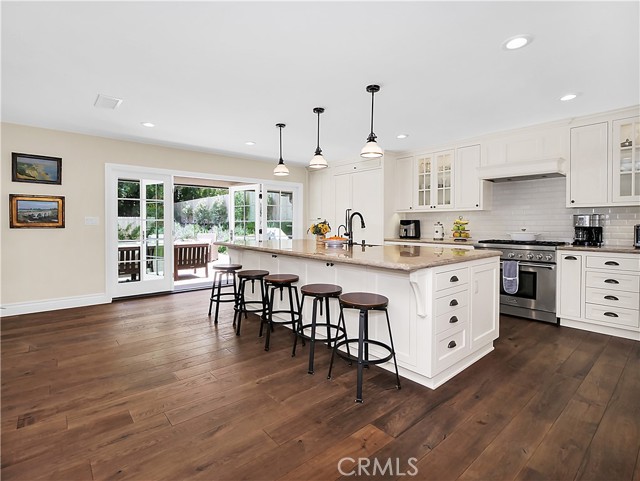 Custom gourmet kitchen