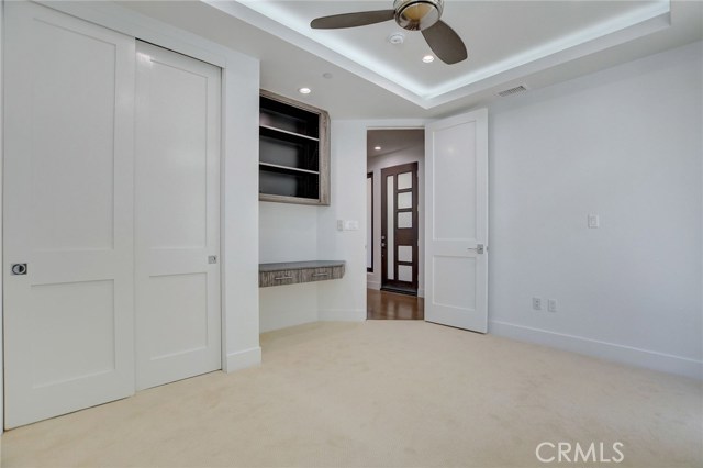 1st Level . . . 2nd bedroom with built in desk and closet