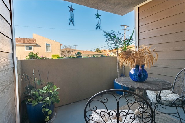 Balcony off Dining Room