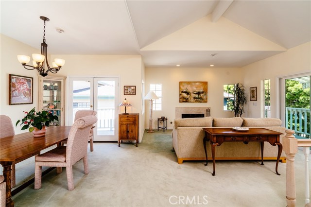 Access to two decks - from dining area and living room