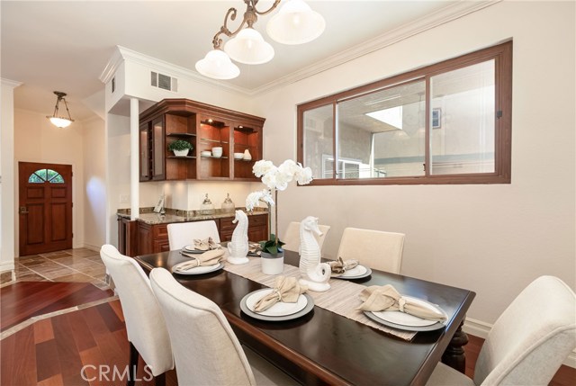 Formal Dining Room and Custom Bar