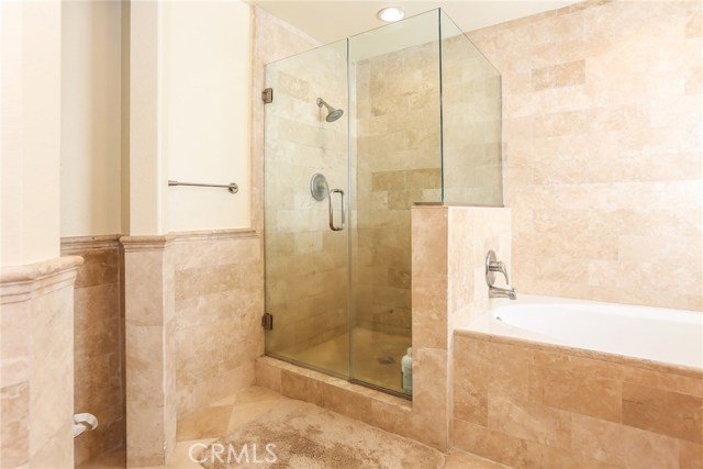 Master Bath with tub & shower