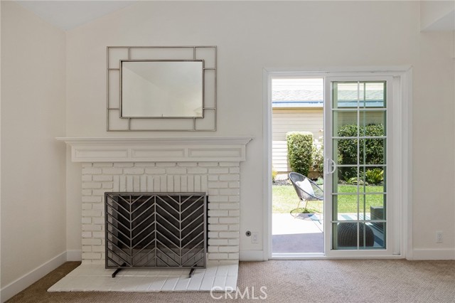 Living room to backyard entrance.