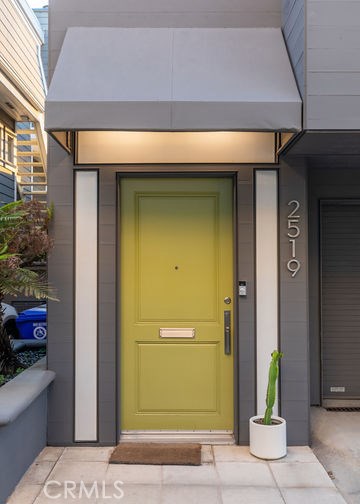 Front Door has been painted grey