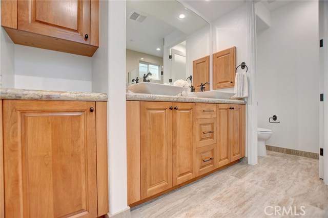 2nd Level . . . Master Bath with dual sinks and private water closet
