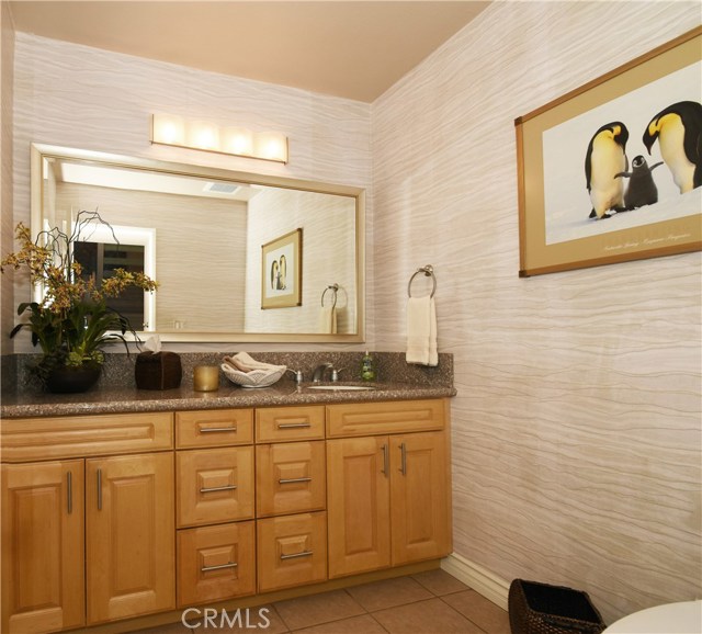 Main level powder room Main level powder room