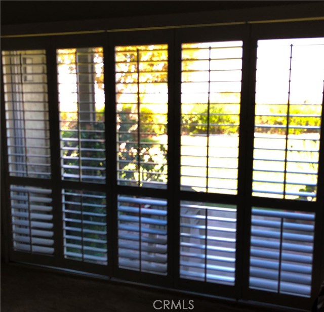 Shutters in Master bedroom.