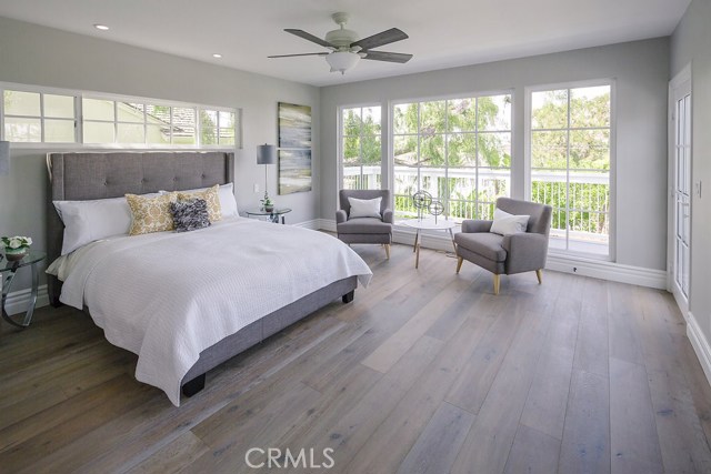 Master Bedroom with city and mountain views