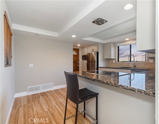 Kitchen counter area