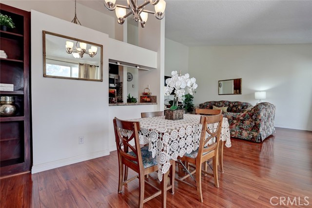 Spacious dining room looking into the living room. Wonderful open floor plan perfect for entertaining.