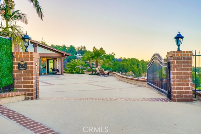 Gated driveway