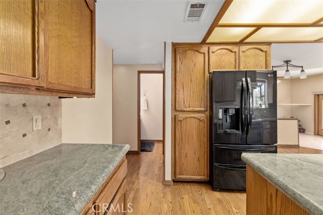 Kitchen view from formal dining area