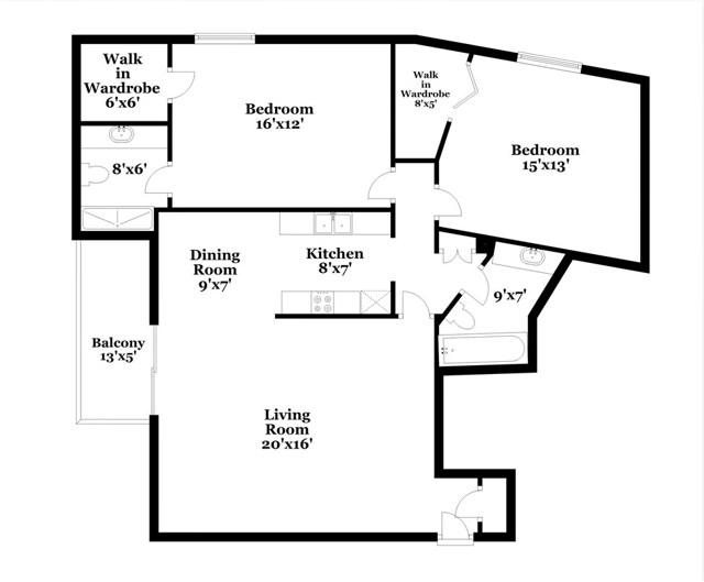 Floorplan For Unit #116.