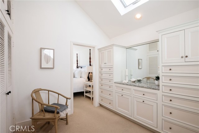Dressing area and closet