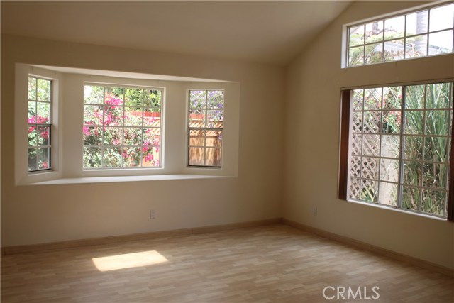 Living room showing lots of light from large window
