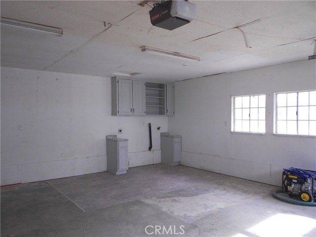 Nice setting up for washer and dryer great storage.