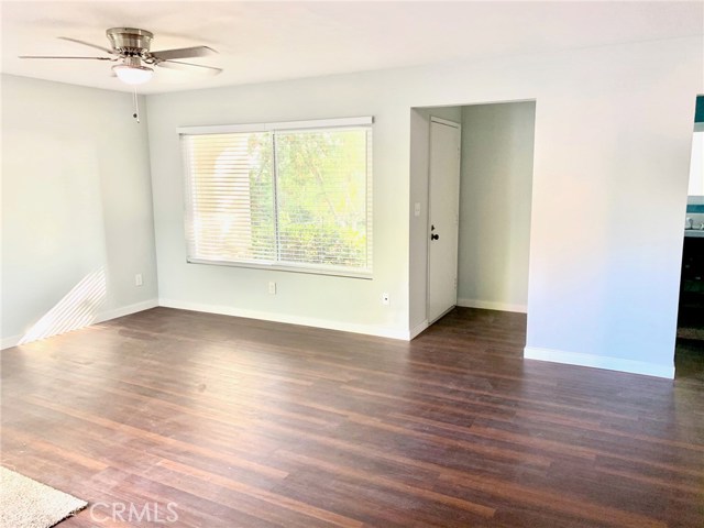 Living room, front door.