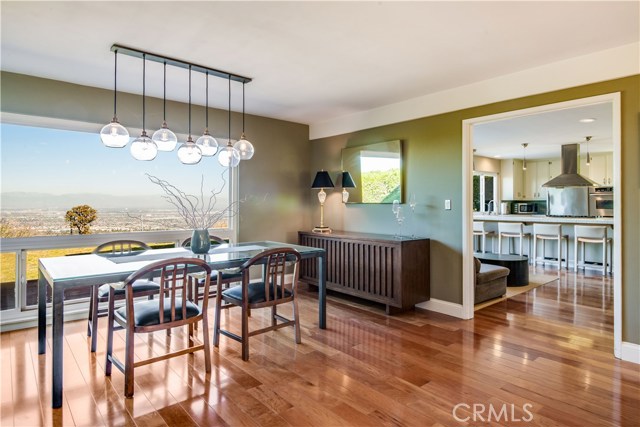 Dining Room and passage to Family Room and Kitchen