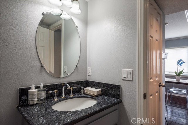 Powder Room on the second level