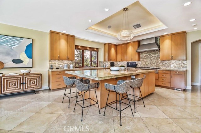 Gourmet Kitchen with Large Center Island