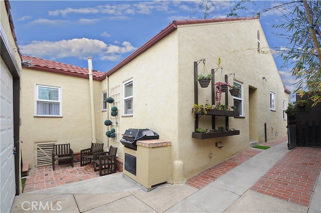 Rear yard , garage and driveway