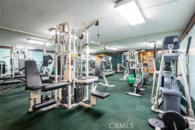 Community gym with a lot of equipment!