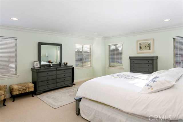 Spacious master suite