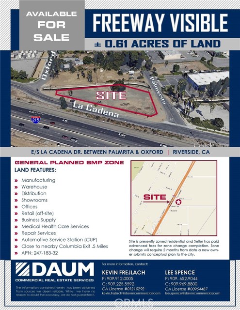 La Cadena Dr, 92507, ,Commercial,For Sale,La Cadena Dr,TR20182037