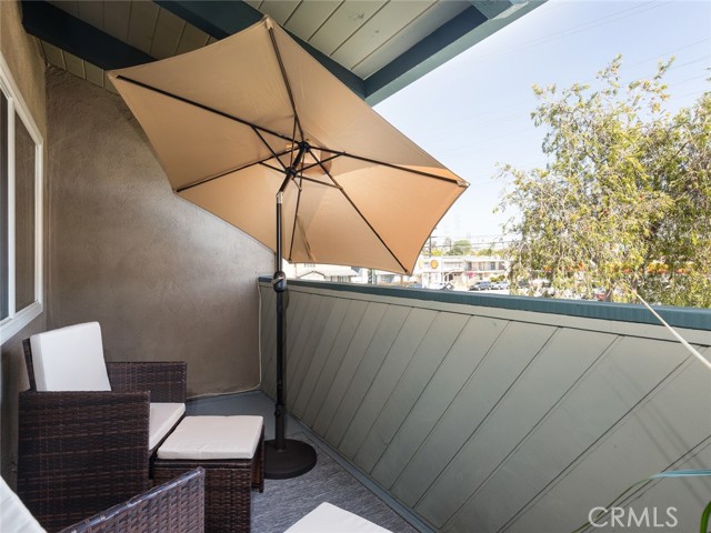 Master Bedroom balcony with shade