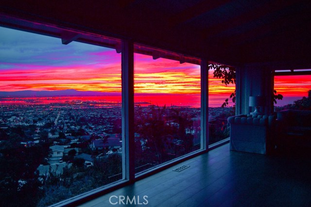 Breathtaking Sunset View from the Living Room