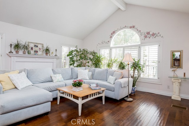 Living Room with Fireplace