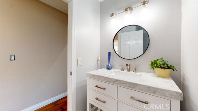 upstairs powder room