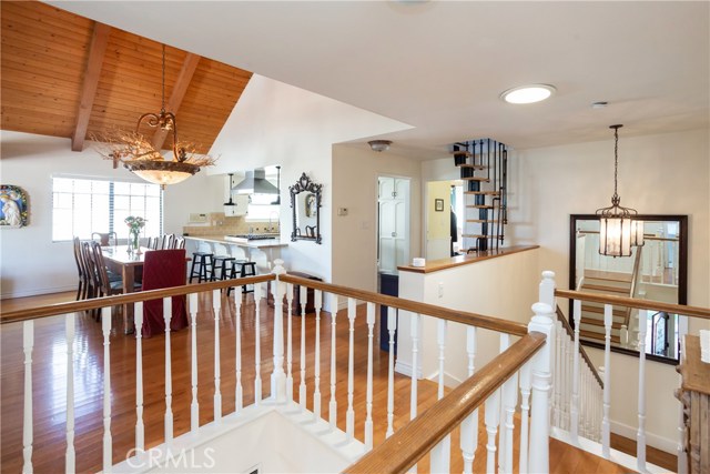 Down to the Foyer or Up to the Loft.