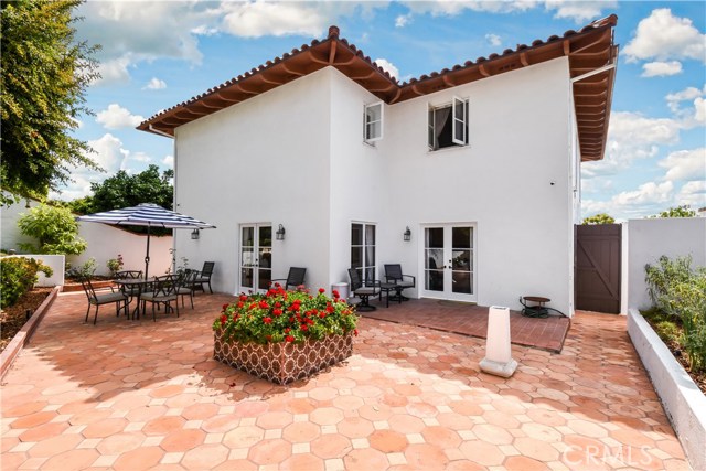 View of the back of the home with perfect entertaining space.