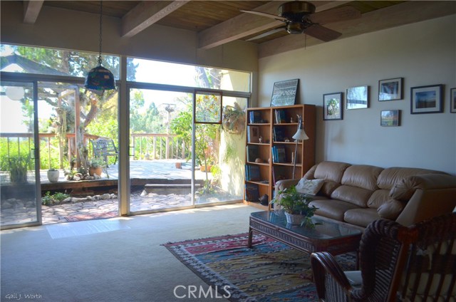 Living Room open to Gazebo/Deck