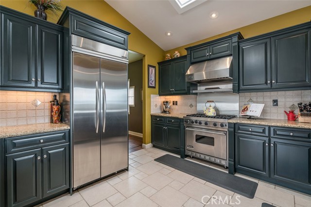 Alderwood cabinetry - lots of storage space