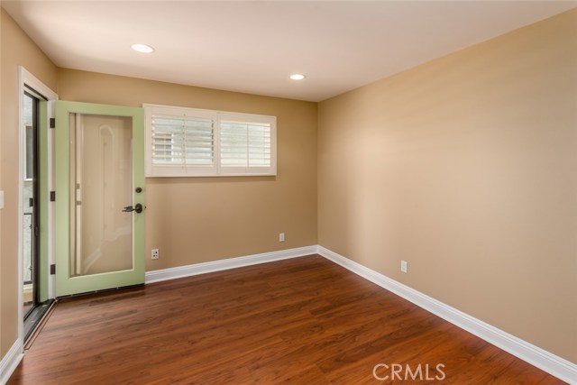 Guest bedroom with it's own terrace.