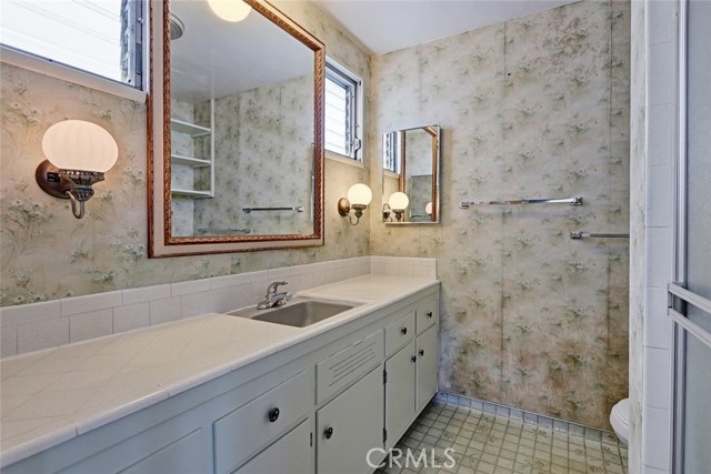 Master bath area.