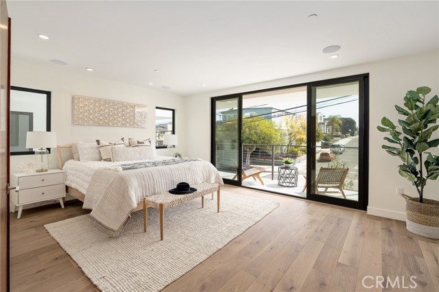 Master suite has lots of room, lots style and lots of natural light (shown here using reverse of 961 Unit A staging)