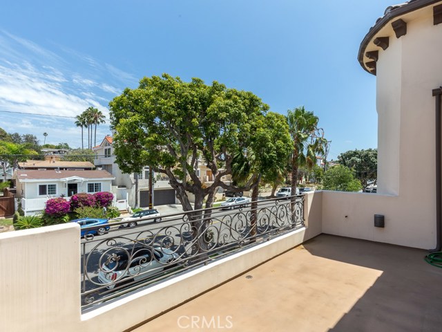 Street view from balcony.