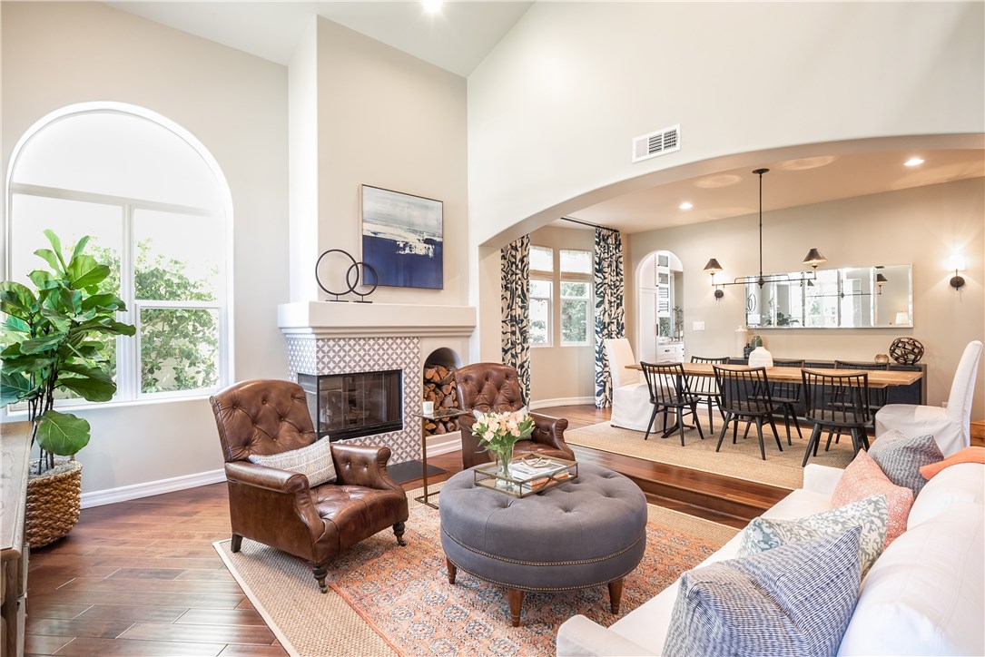 Formal Living Room and Front Entrance