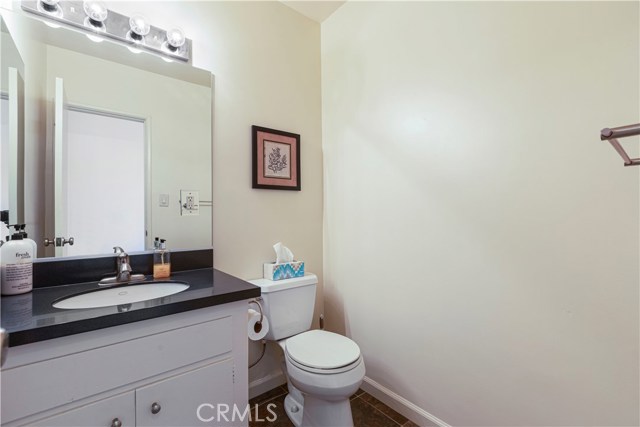 Half Bath  with Corian Counters