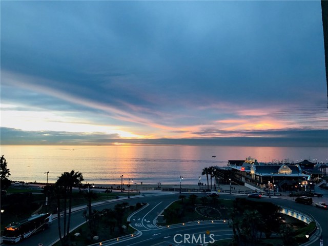 View outside back door.  Redondo pier.