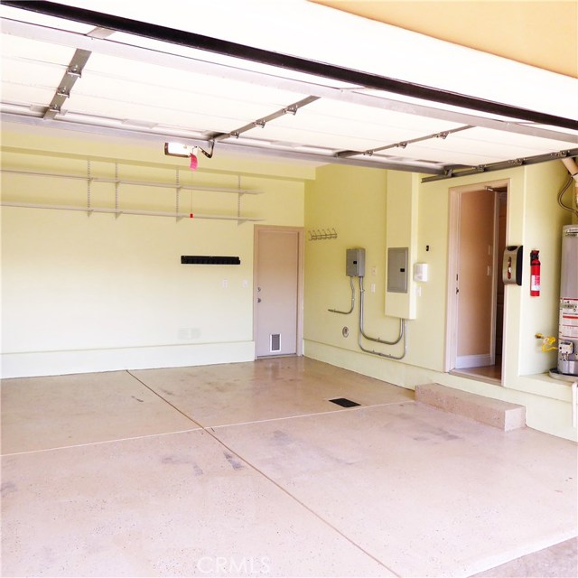 Finished garage with direct access to home