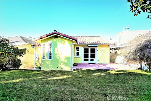 The deck area at the rear of the home is a a nice area for a grill, patio table or kid's toys.