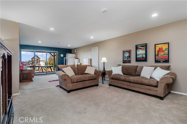 Lower level family room